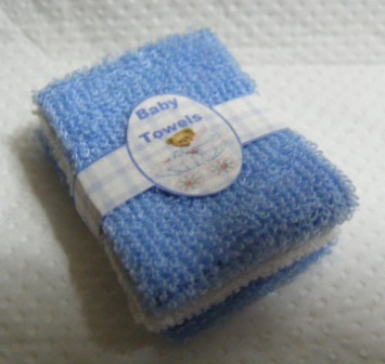 BABY TOWELS BLUE