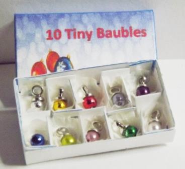 10 TINY BAUBLES - Click Image to Close