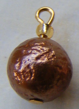 6 BRONZE ICE BAUBLES