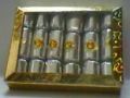 1/12th DOLLS HOUSE SILVER CHRISTMAS CRACKERS