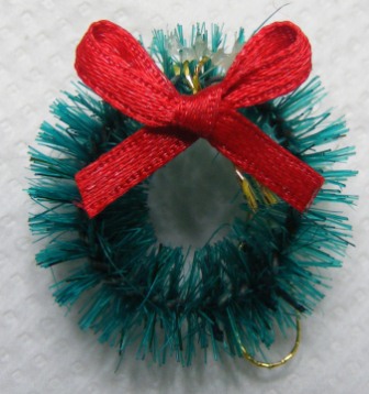 1/12th SMALL GREEN DOOR WREATH 1/12th SMALL GREEN DOOR WREATH