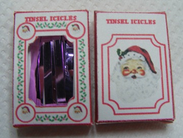 1/12th PINK CHRISTMAS TREE ICICLES