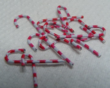 12 RED/WHITE 1/12th CANDY CANES