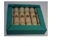 1/12th DOLLS HOUSE CREAM CHRISTMAS CRACKERS