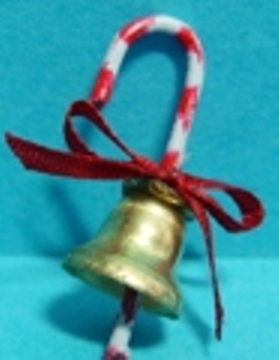 2 BELLS ON RED CANDY CANES