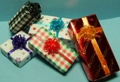 5 ASSORTED WRAPPED CHRISTMAS GIFTS