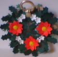 1/12TH HAND CRAFTED CHRISTMAS DOOR WREATH