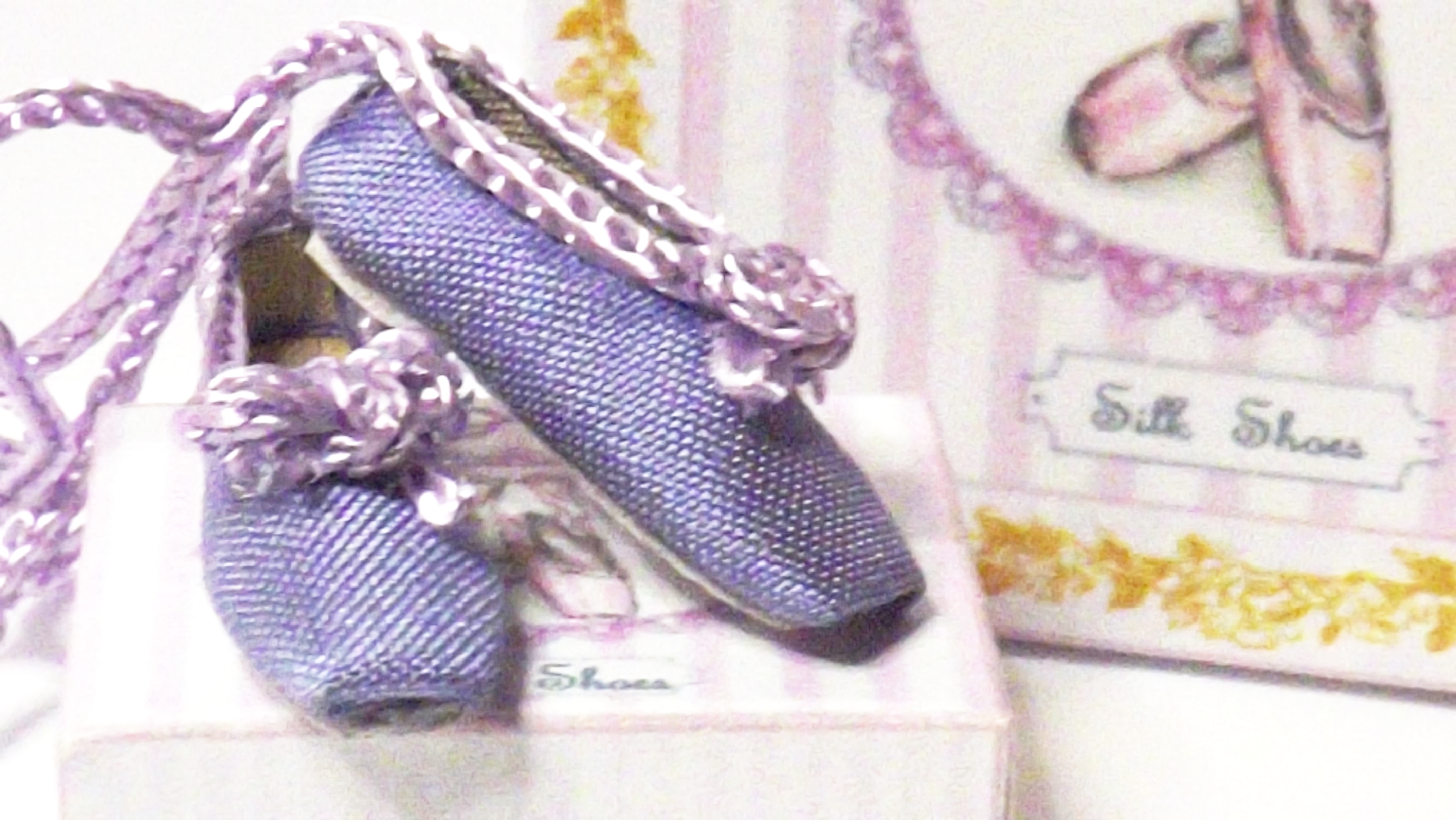 LILAC SILK BALLET SHOES