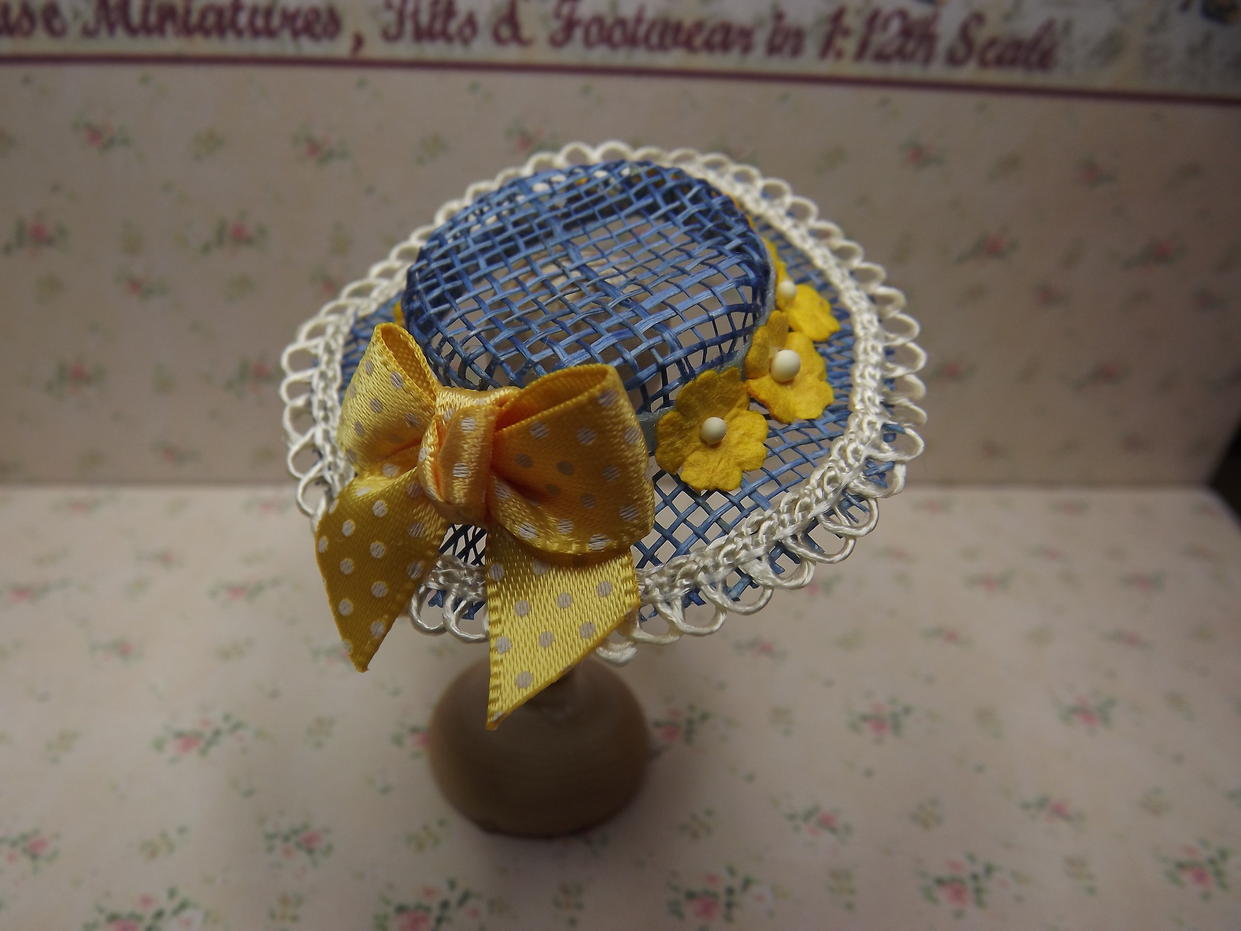 BLUE SINAMAY LADIES HAT BLUE SINAMAY LADIES HAT