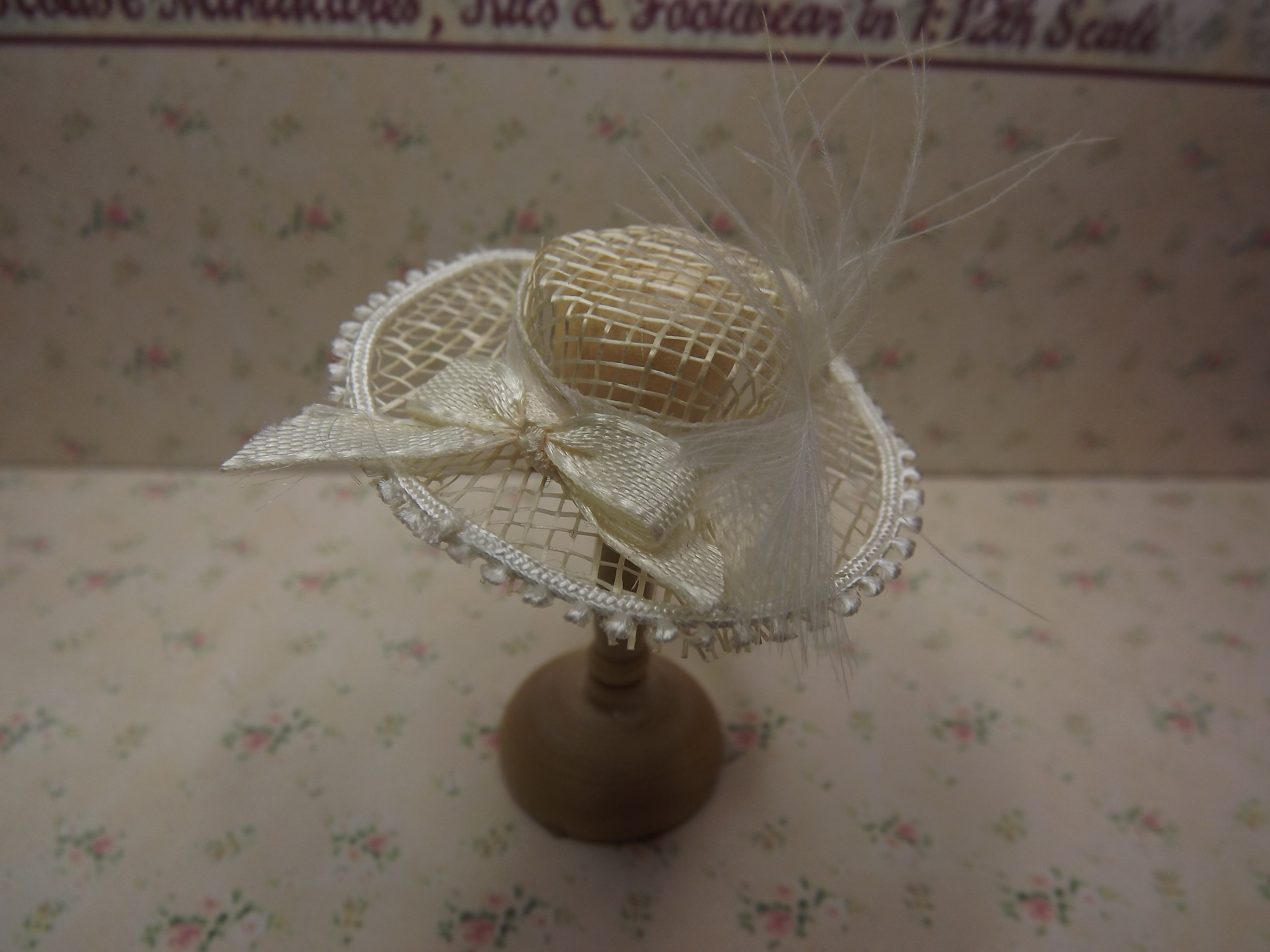 CREAM SINAMAY LADIES HAT CREAM SINAMAY LADIES HAT