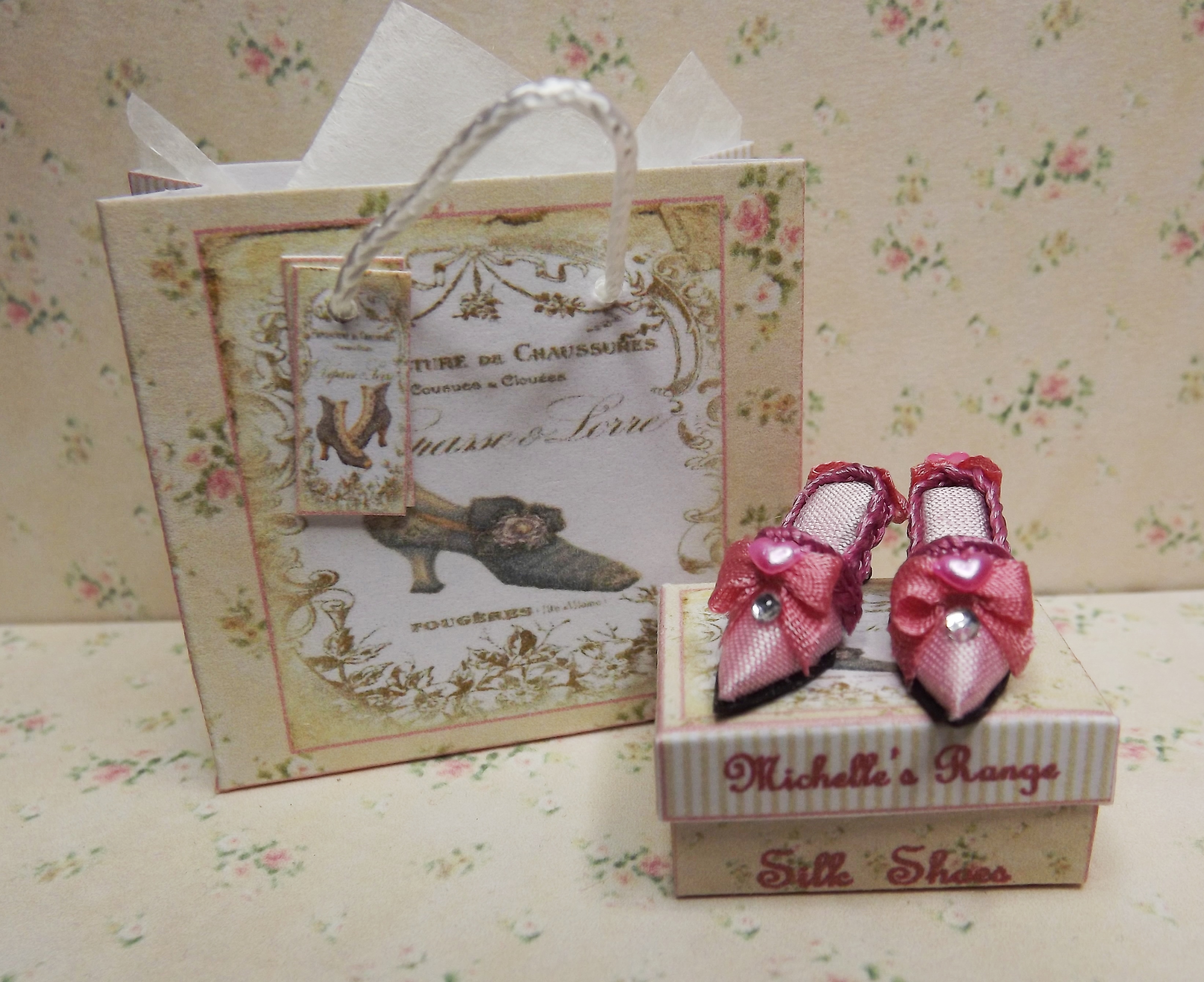 PINK SILK SLIPPER SHOES