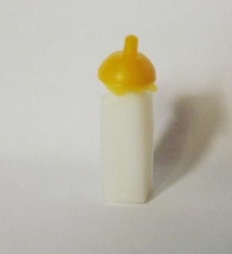 WHITE & YELLOW BABY FEEDING BOTTLE