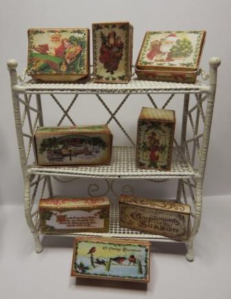 VINTAGE CHRISTMAS GIFT BOXES KIT