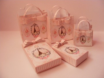 PINK PARIS BOXES AND BAGS KIT