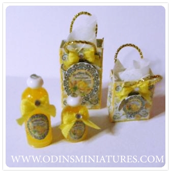 2 YELLOW BOTTLES & BAGS 2 YELLOW BOTTLES & BAGS