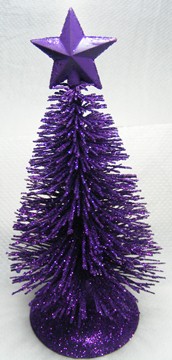 PURPLE GLITTER TREE