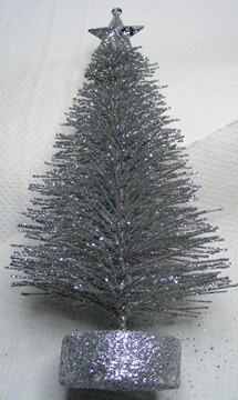 SILVER GLITTER TREE