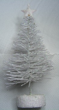 WHITE GLITTER TREE