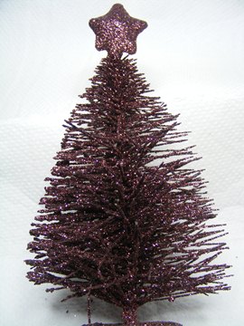 BROWN GLITTER TREE BROWN GLITTER TREE