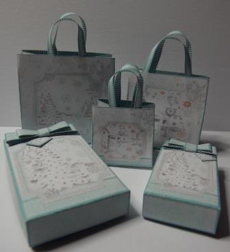CHRISTMAS WISHES BOXES & BAGS KIT CHRISTMAS WISHES BOXES & BAGS KIT