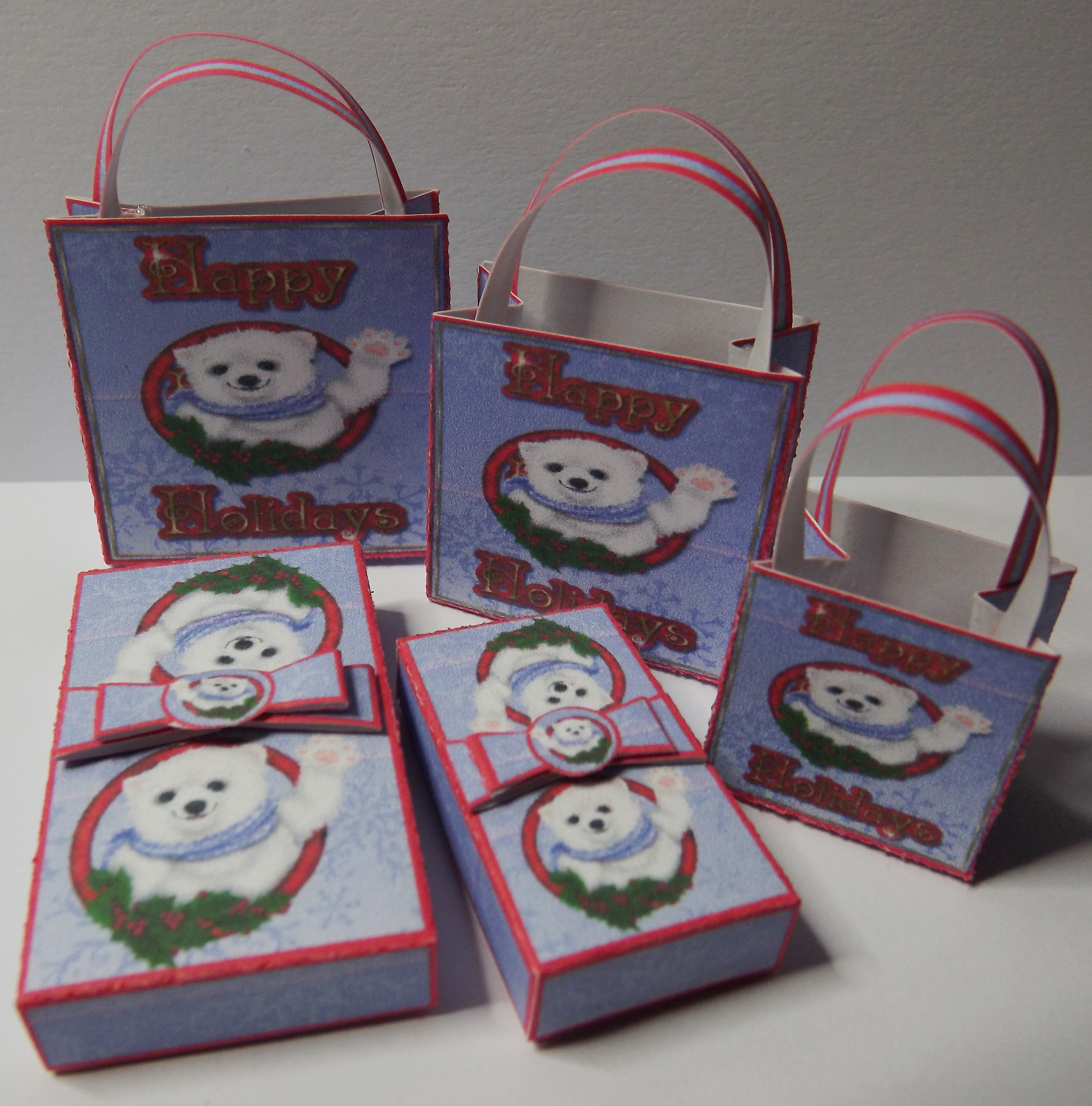HAPPY HOLIDAYS BOXES & BAGS KIT 1