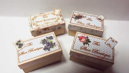 1/12th 8 MIXED DESIGN SHOE BOXES KIT 1/12th 8 MIXED DESIGN SHOE BOXES KIT