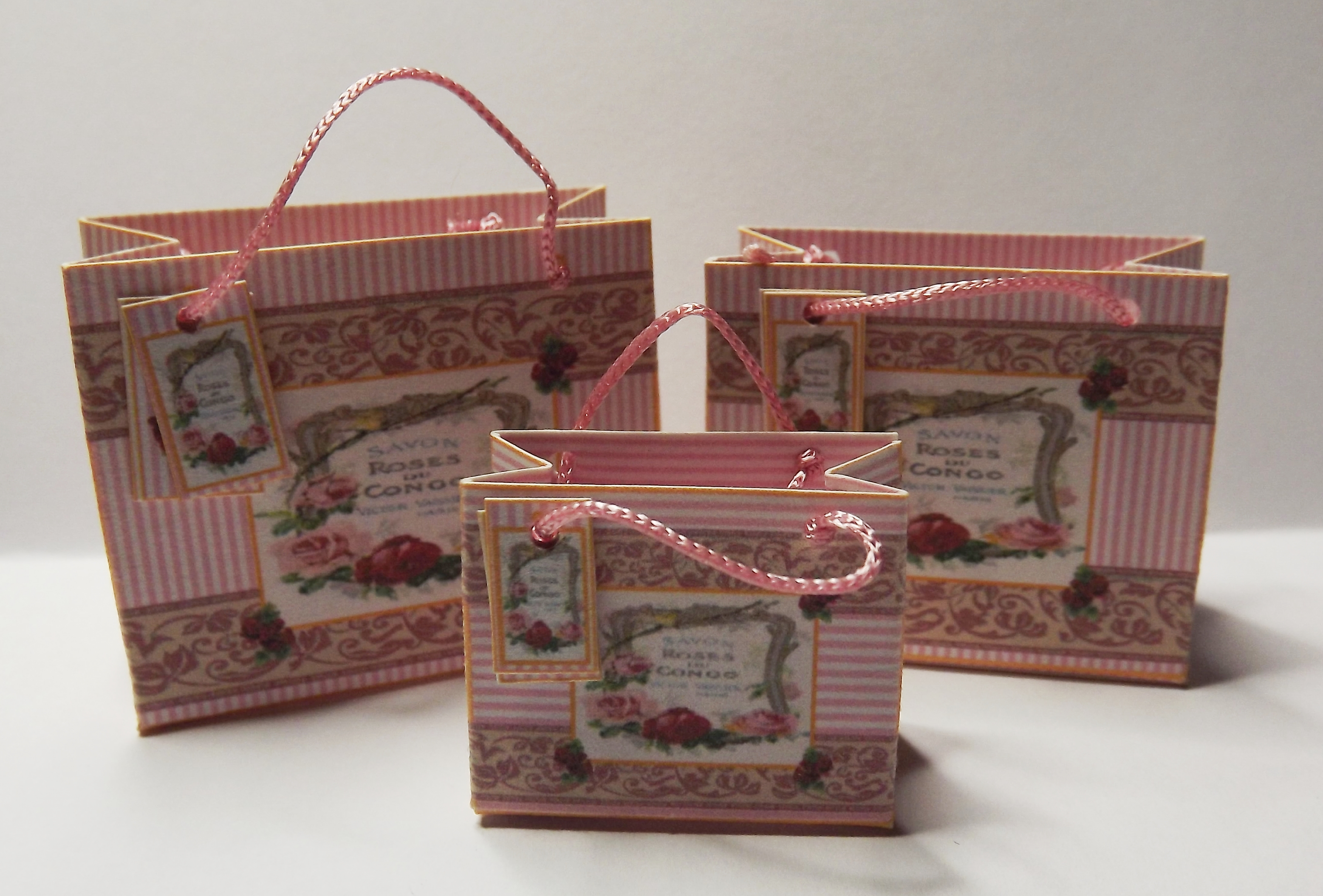 ROSES DE CONGO 3 SHOPPING BAG KIT