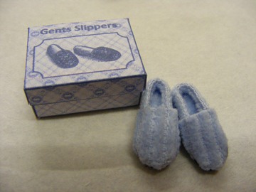 MENS BLUE SLIPPERS