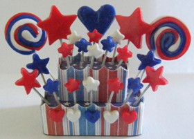 INDEPENDENCE DAY SWEET DISPLAY