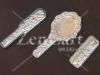 MIRROR, BRUSH AND COMB SET MIRROR, BRUSH AND COMB SET