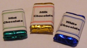 BARS OF CHOCOLATE