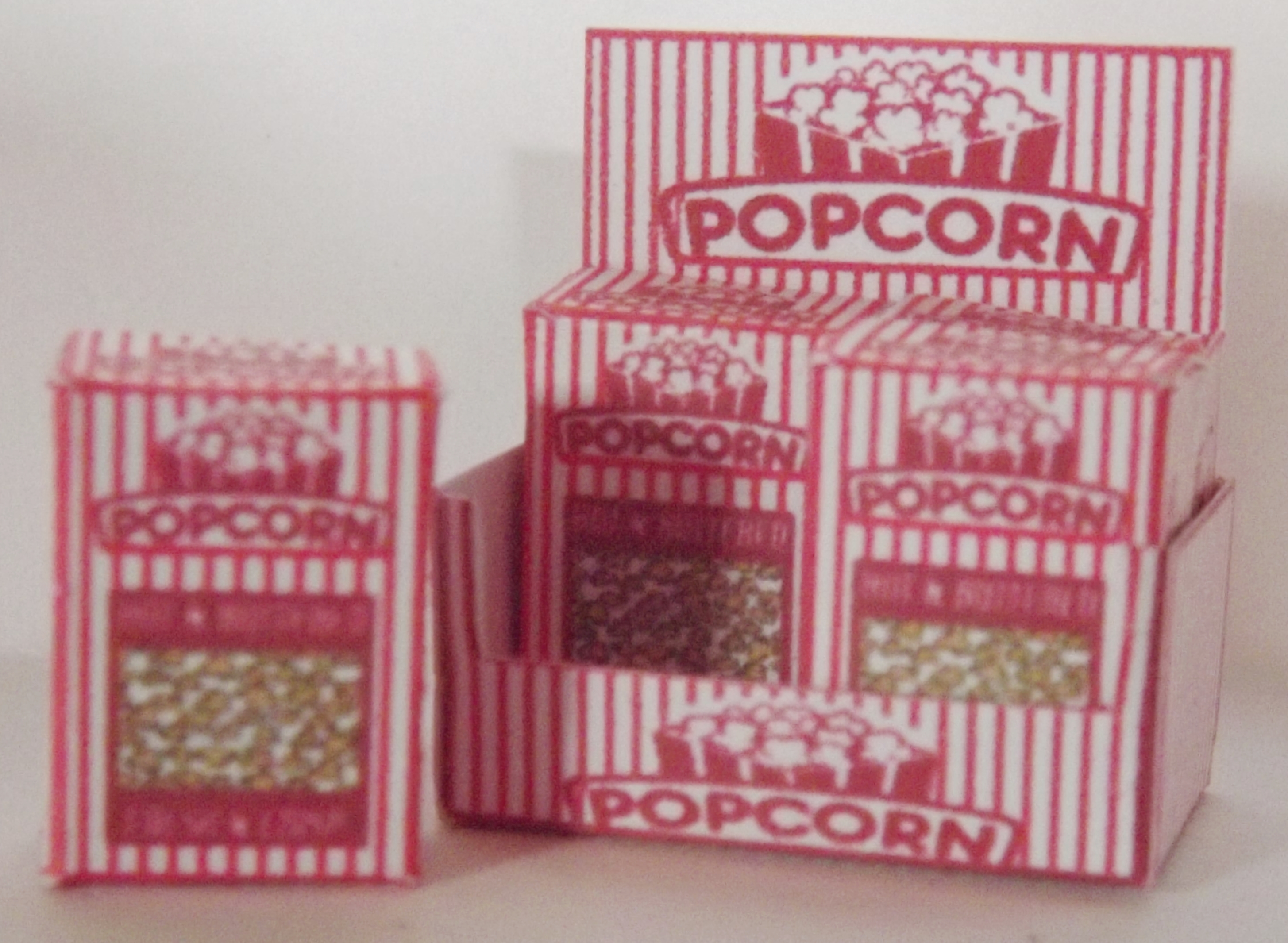 BOXED POPCORN DISPLAY STAND