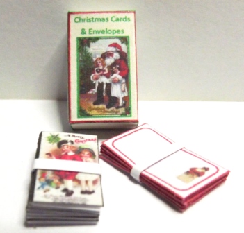 VINTAGE CHRISTMAS CARDS IN A BOX