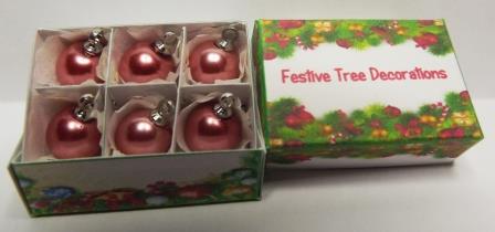 (image for) 6 CAPPACINO TREE ORNAMENTS