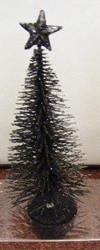 (image for) THIN BLACK GLITTER TREE