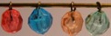 (image for) 6 GLASS BAUBLES