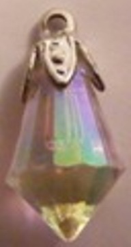 (image for) 3 LARGE CLEAR DIAMOND BAUBLES