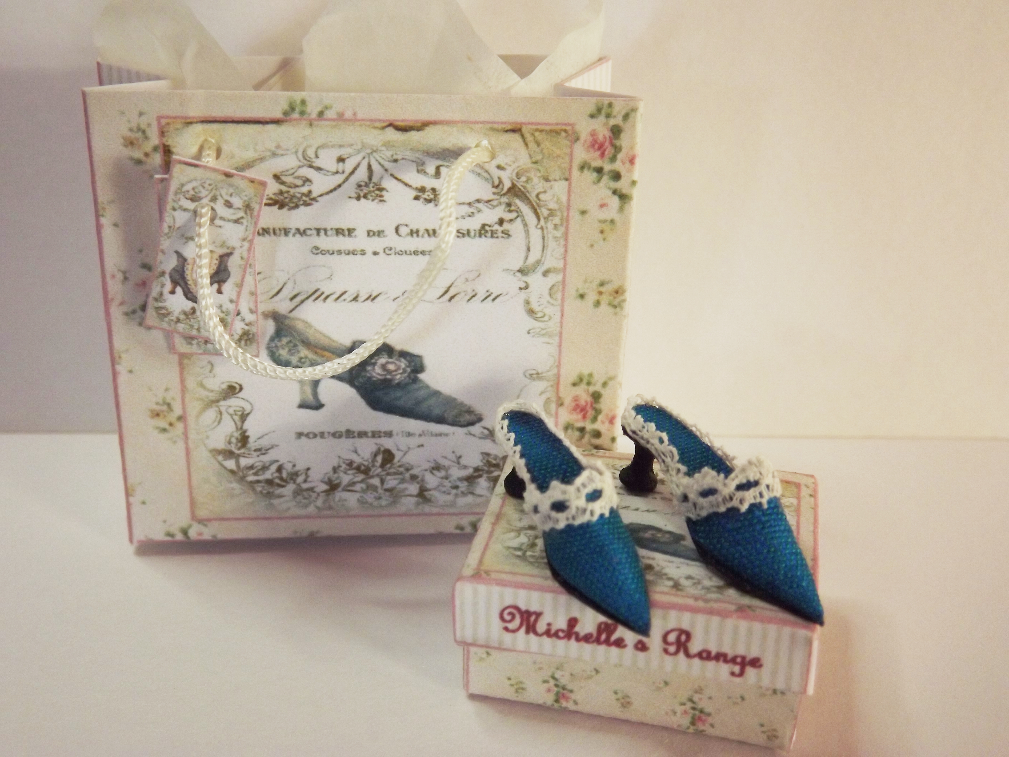 (image for) TURQUISE SILK SLIPPER SHOES