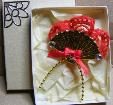 (image for) RED & SILVER FAN