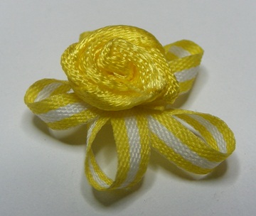 (image for) YELLOW FLOWER BOW